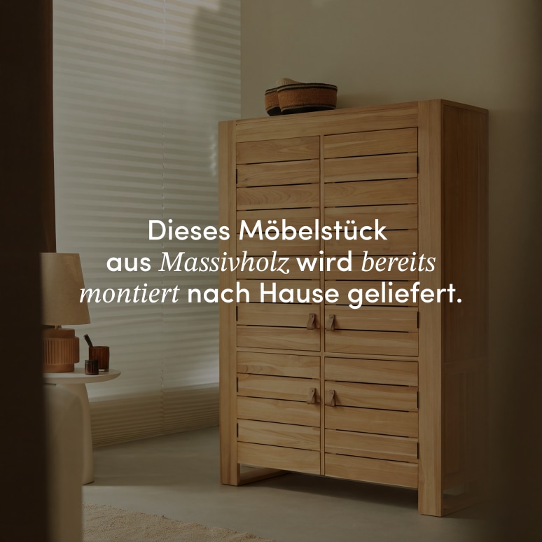 Minimalys - Schrank aus massivem Teak