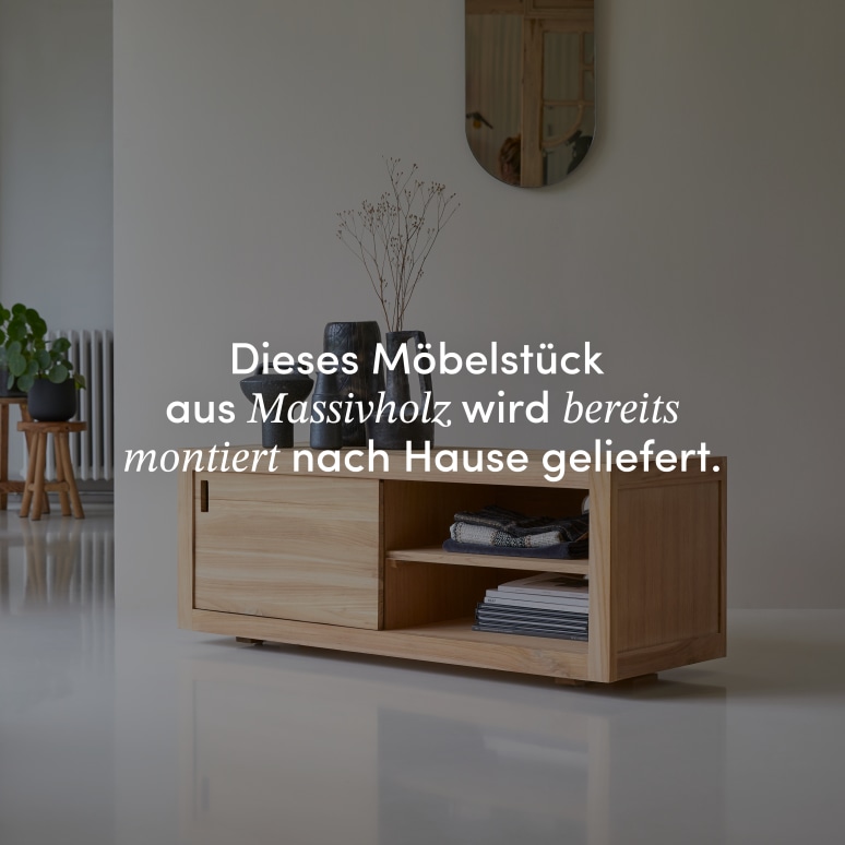 Adam - TV Schrank aus Teak 120 cm
