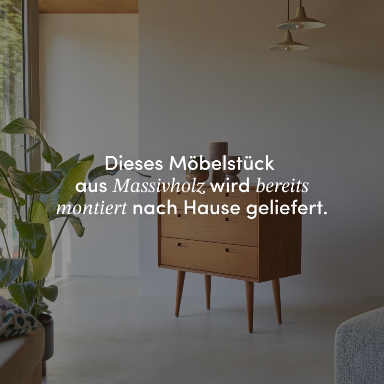 Magda 50's - Kommode aus massivem Mahagoniholz