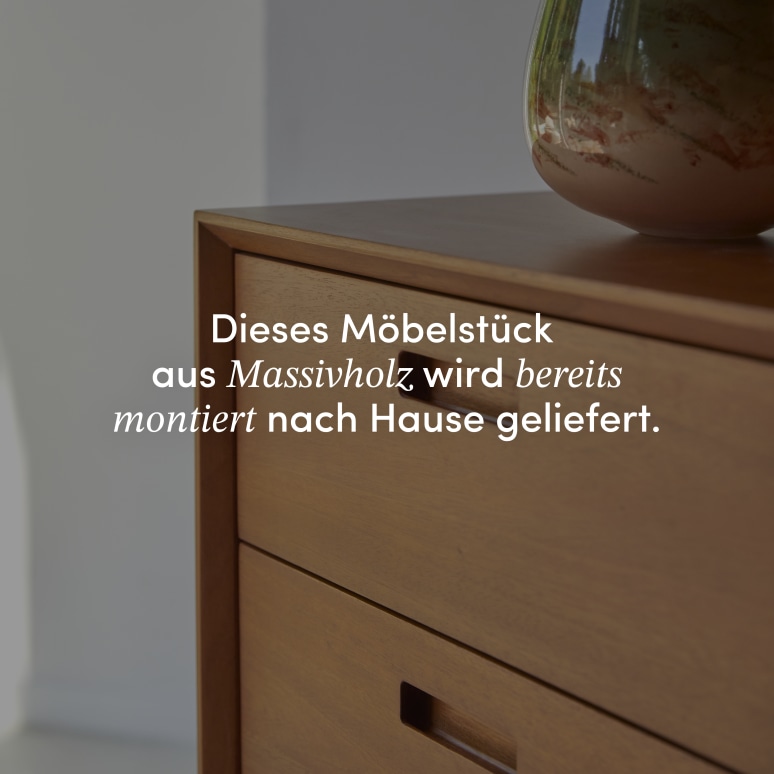 Magda 50's - Kinderkommode aus massivem Mahagoni