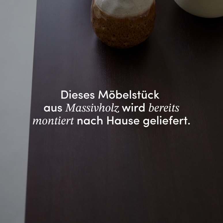 Frida - Buffet aus massivem Mahagoniholz 205 cm