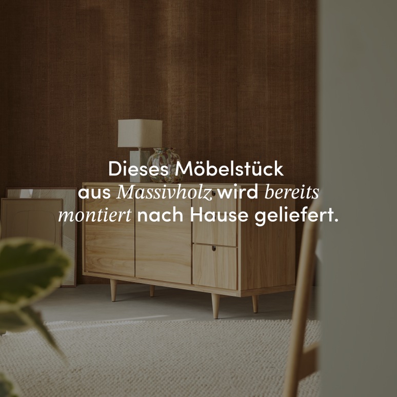 Jonàk - Buffet aus massivem Teakholz 145 cm