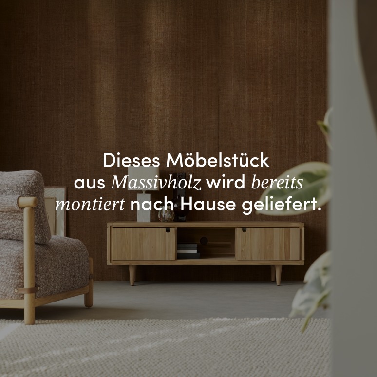 Jonàk - TV Schrank aus massivem Teakholz 140 cm