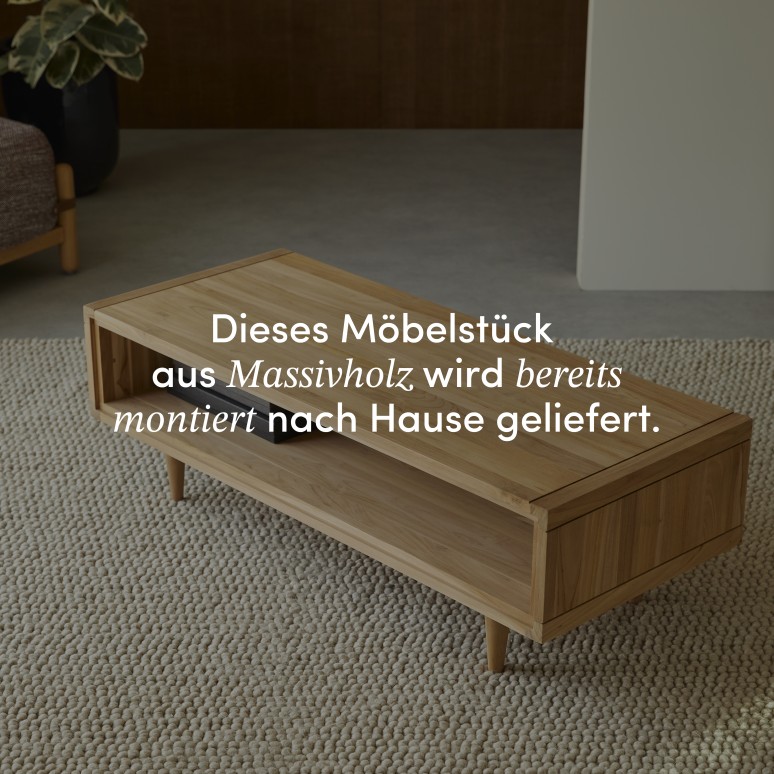 Jonàk - Couchtisch aus massivem Teakholz