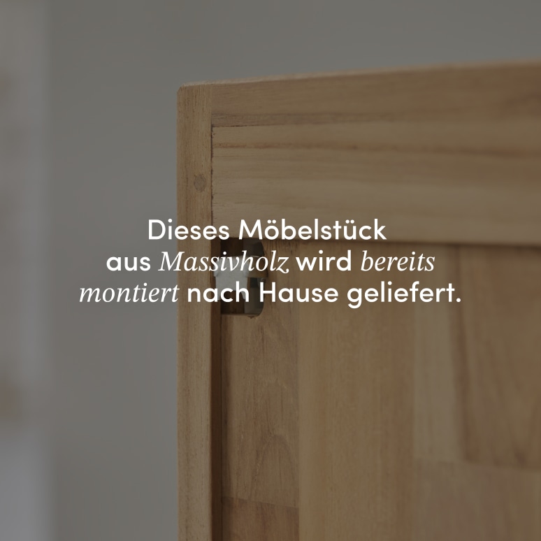 Soho - Hängeschrank aus massivem Teakholz