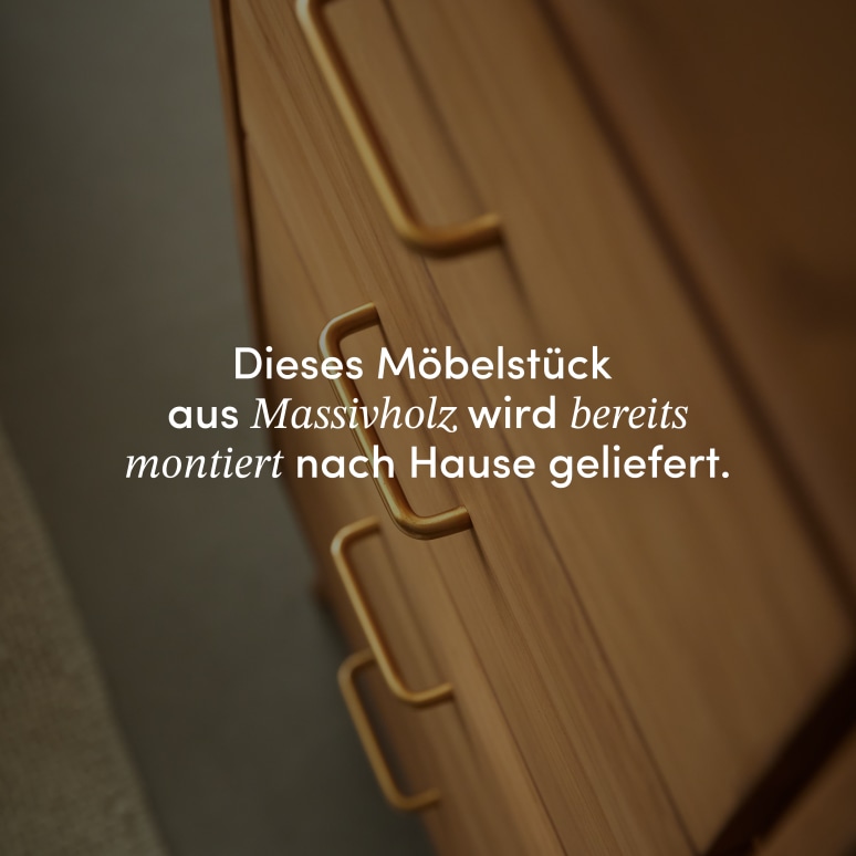 Kort - Hochkommode aus massivem Teakholz