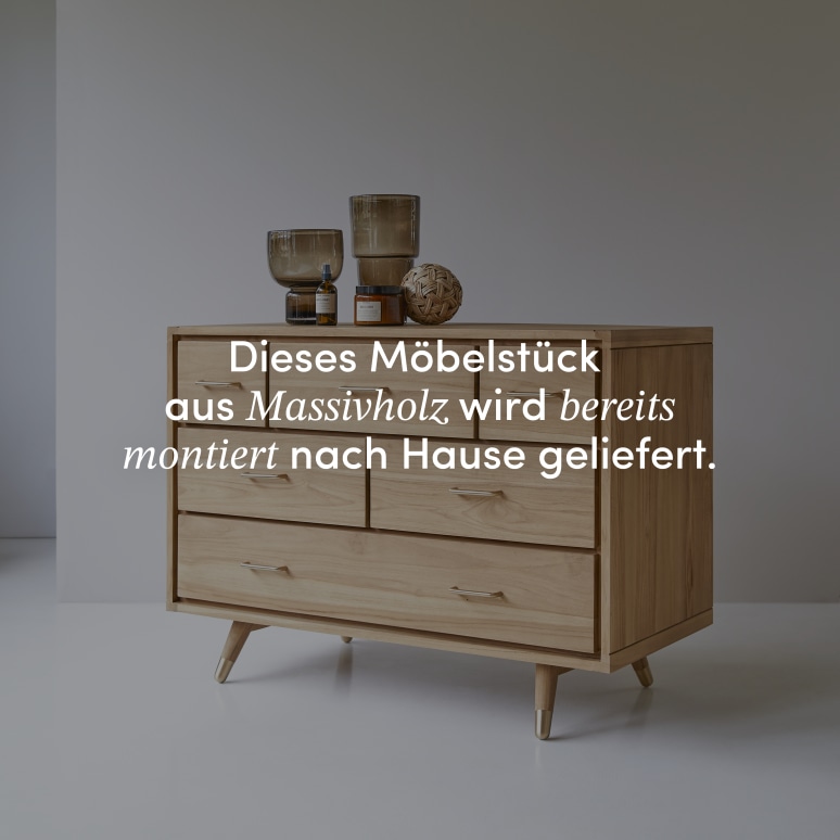 Kort - Kommode aus massivem Teakholz