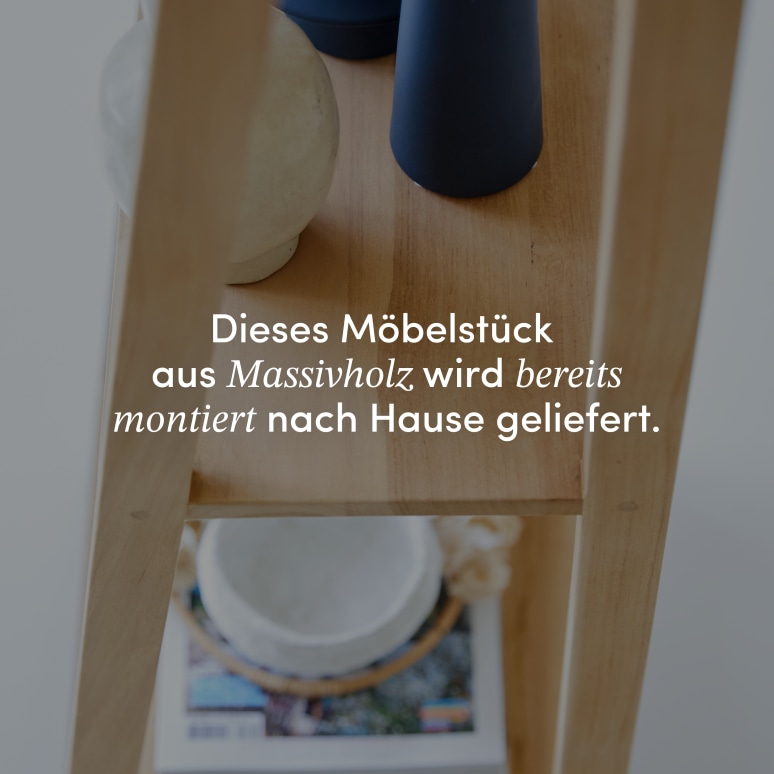 Bahya - Bücherregal aus massivem Teak Step