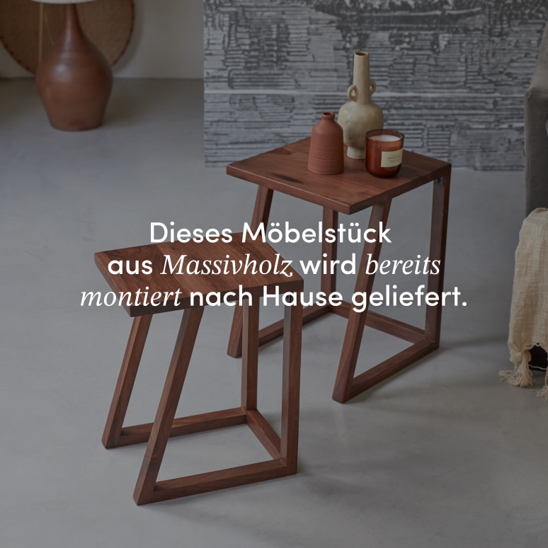 Gaspard - Beistelltische aus massivem Palisanderholz