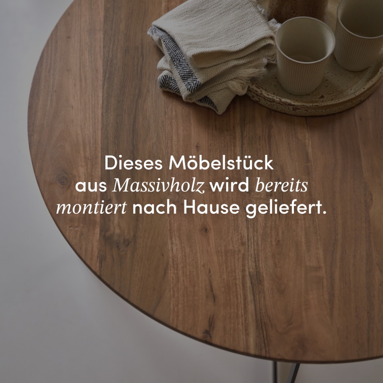Temis - Couchtisch aus massivem Akazienholz