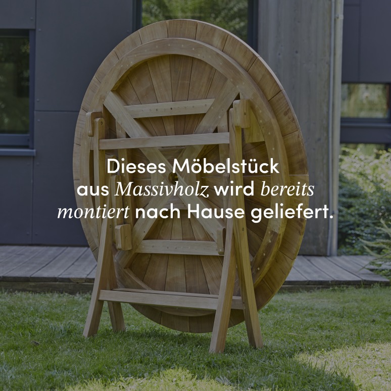 Andria - Outdoor Gartenmöbel Set aus massivem Teak 2 Lehnstühle