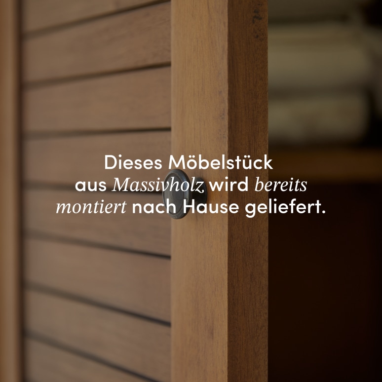 Loggia - Säule aus massivem Akazienholz