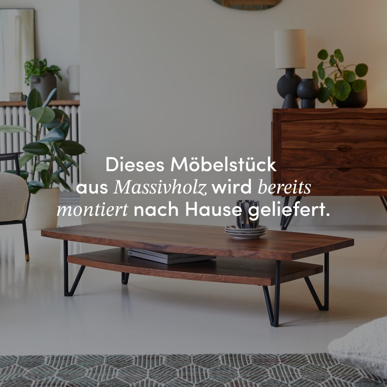 Bonnie - Couchtisch aus massivem Palisanderholz