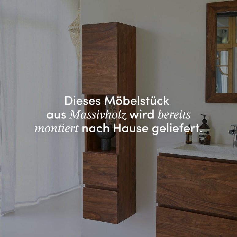 Nova - Hochschrank aus massivem Palisanderholz