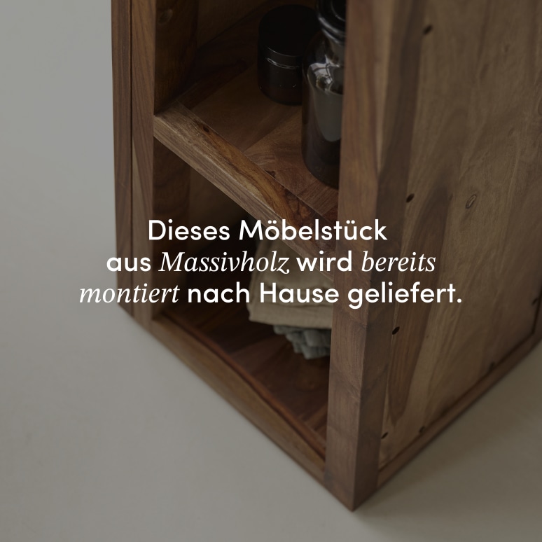 Twig - Schrägschrank aus massivem Palisanderholz