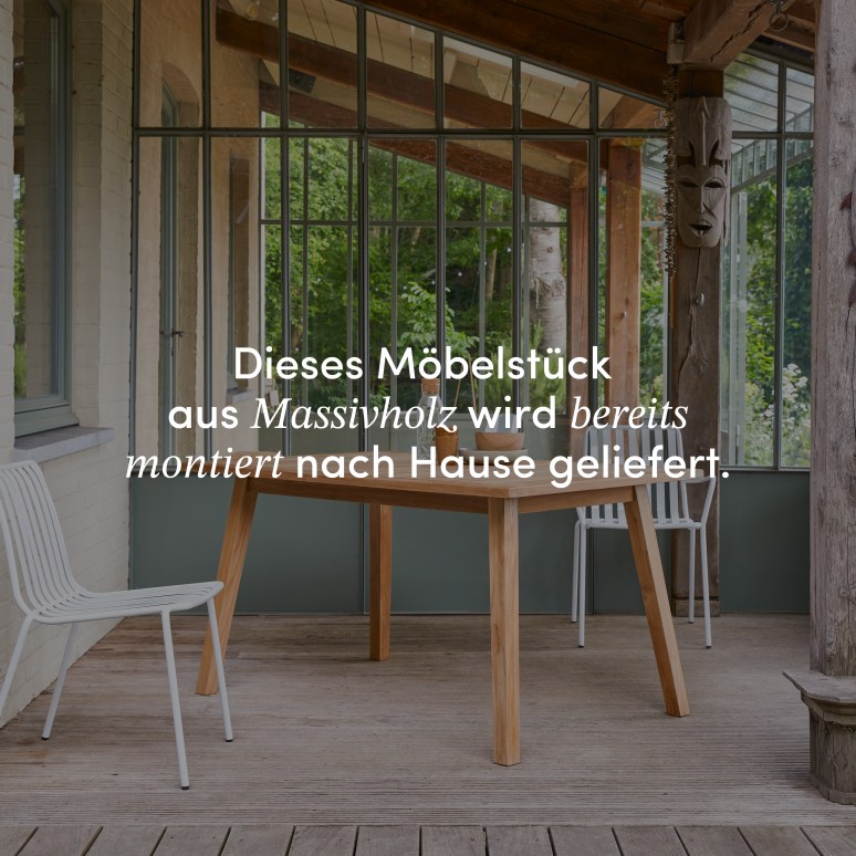 Pamoa - Outdoor Tisch aus massivem Teak 4/6 Pers.