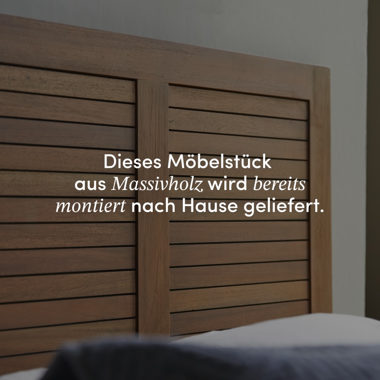 Loggia - Kopfteil aus massivem Akazienholz 160 cm