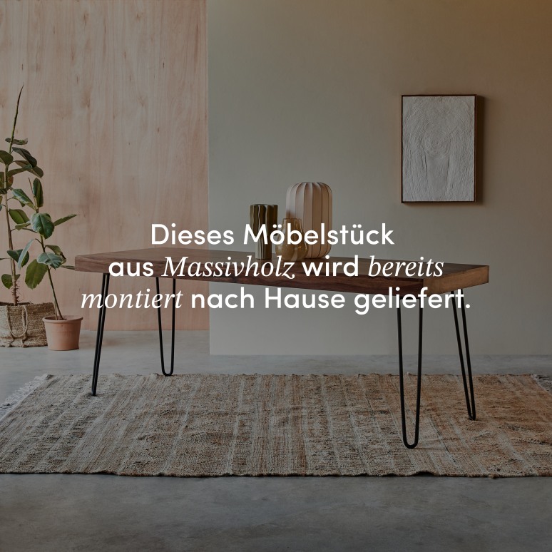 Helga - Esstisch aus massivem Palisander 6/8 Pers.