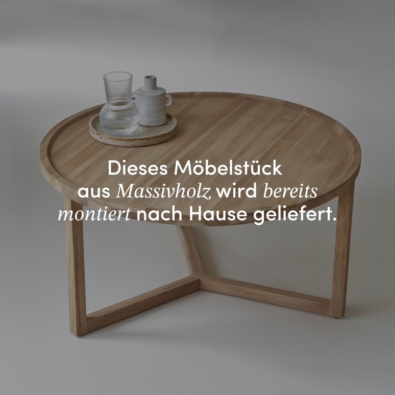 Ana - Couchtisch aus massivem Teakholz