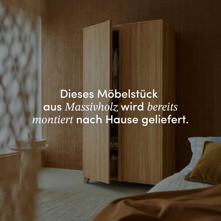 Greta - Schrank aus massivem Teakholz