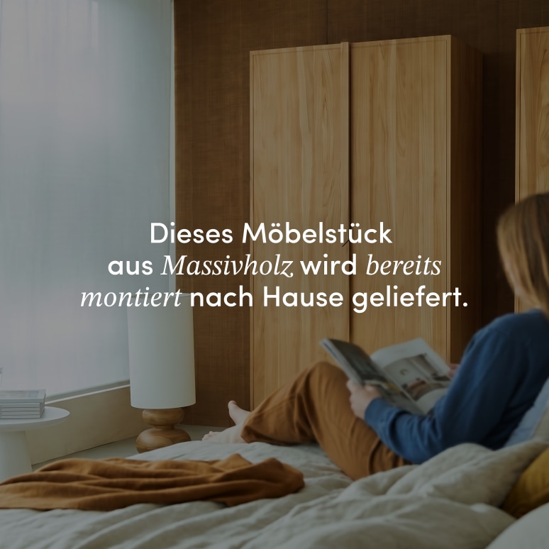 Greta - Kinderzimmerschrank aus massivem Teakholz