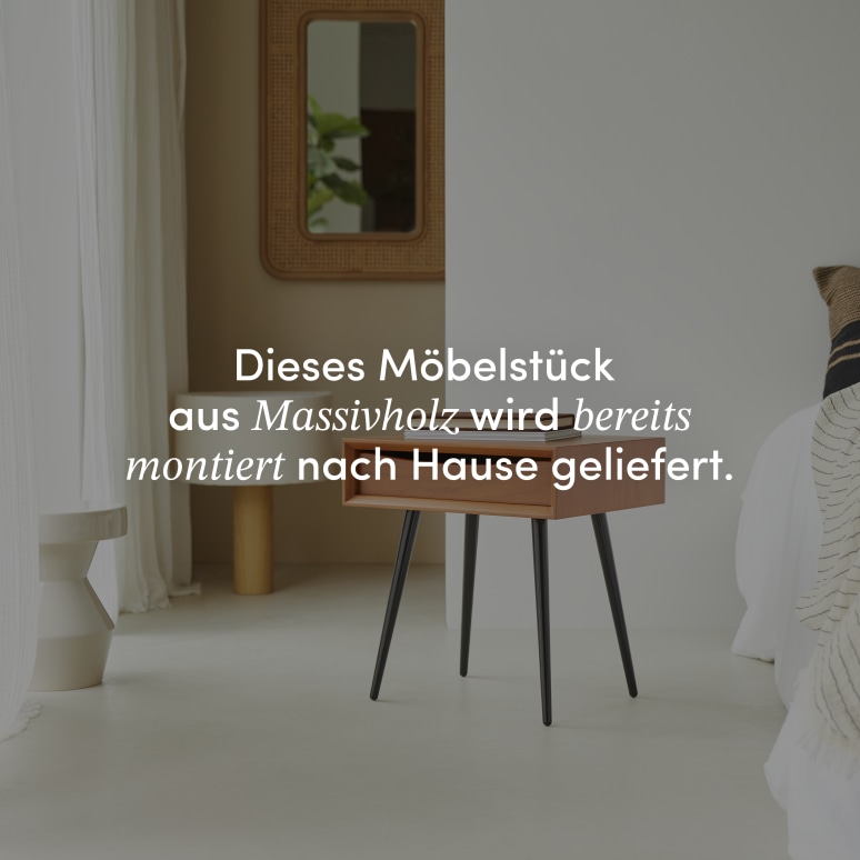 Simen - Nachttisch aus Mahagoni