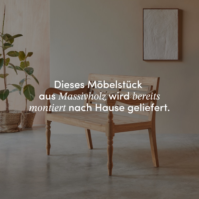 Marceau - Bank aus massivem Teakholz