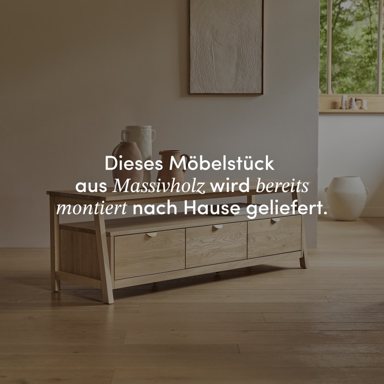 Pola - TV Schrank aus massivem Eichenholz 150 cm