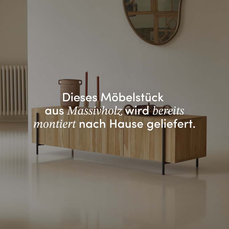 Honorine - TV Schrank aus massivem Teakholz 170 cm