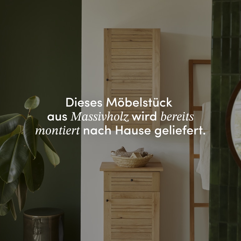 Soho - Hängeschrank aus massivem Eichenholz