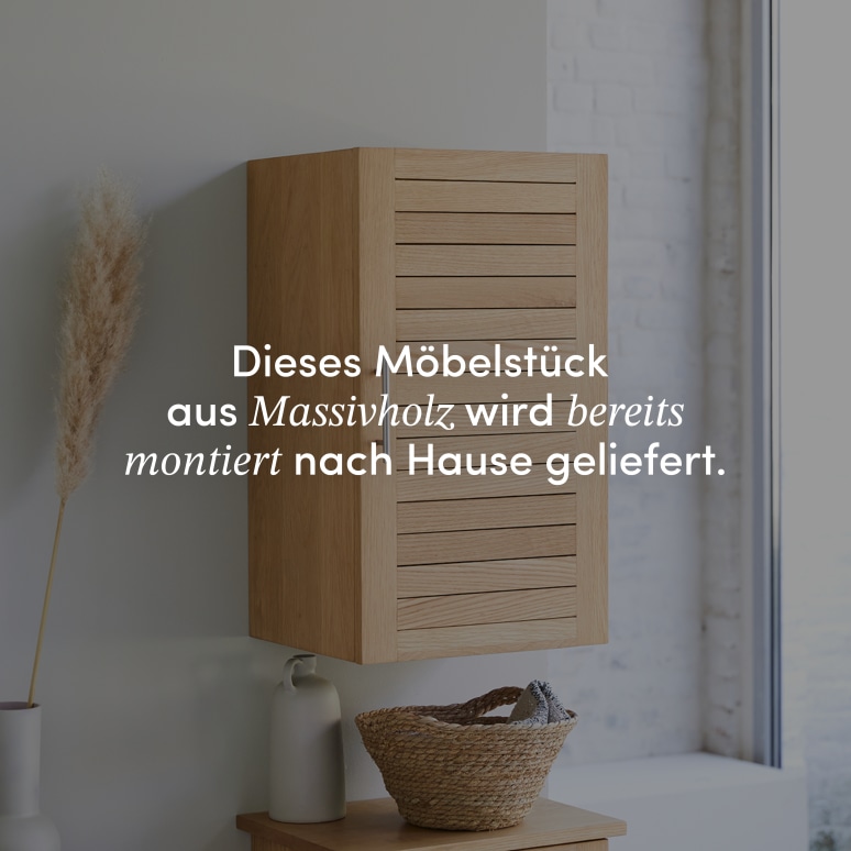 Soho - Hängeschrank aus massivem Eichenholz