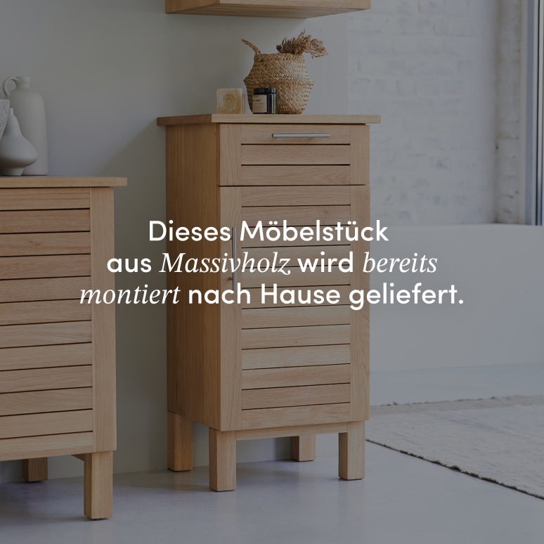 Soho - Unterschrank aus massivem Eichenholz