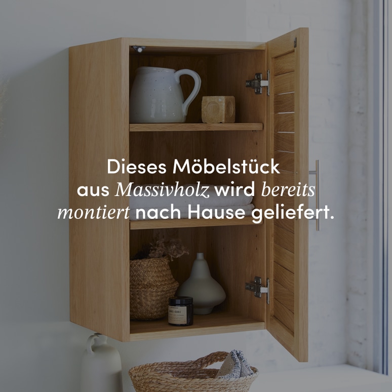 Soho - Badmöbel-Set aus massivem Eichenholz