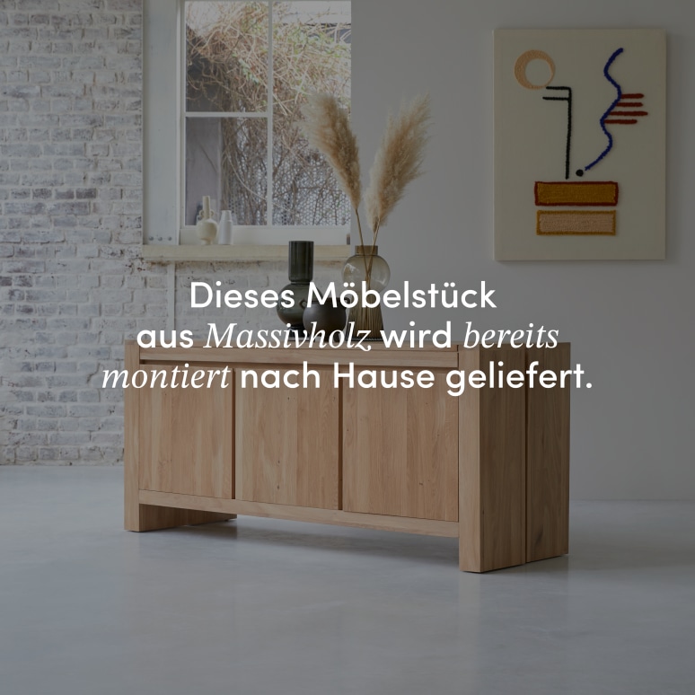 Eden - Buffet aus massivem Eichenholz 160 cm