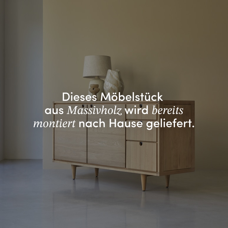 Jonàk - Buffet aus massivem Eichenholz 145 cm