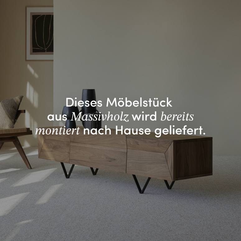 Metric - TV Schrank aus massivem Nussbaum 175 cm