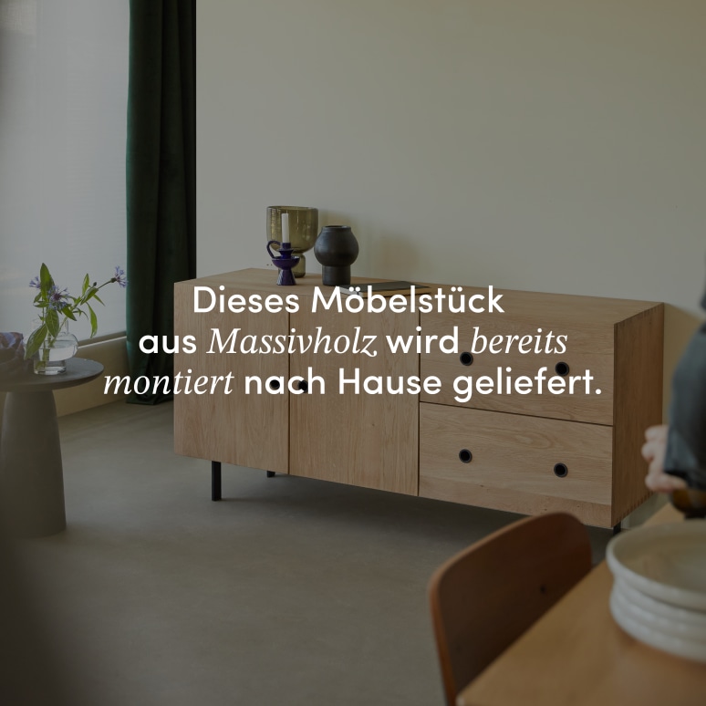 Jeanne - Buffet aus massivem Eichenholz 150 cm