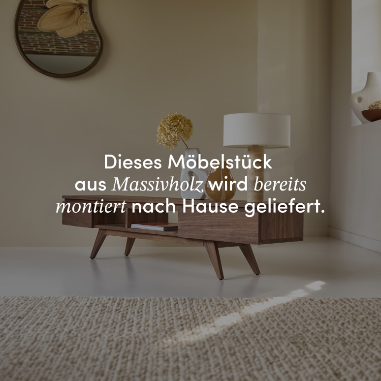 Esmée - TV Schrank aus massivem Nussbaum 180 cm