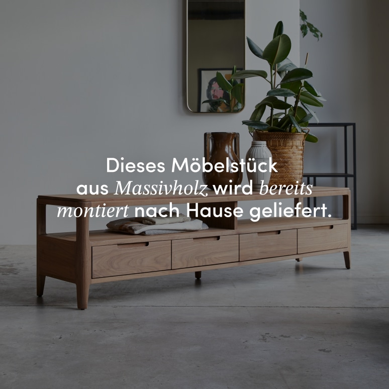 Arto - TV Schrank aus massivem Nussbaum 180 cm