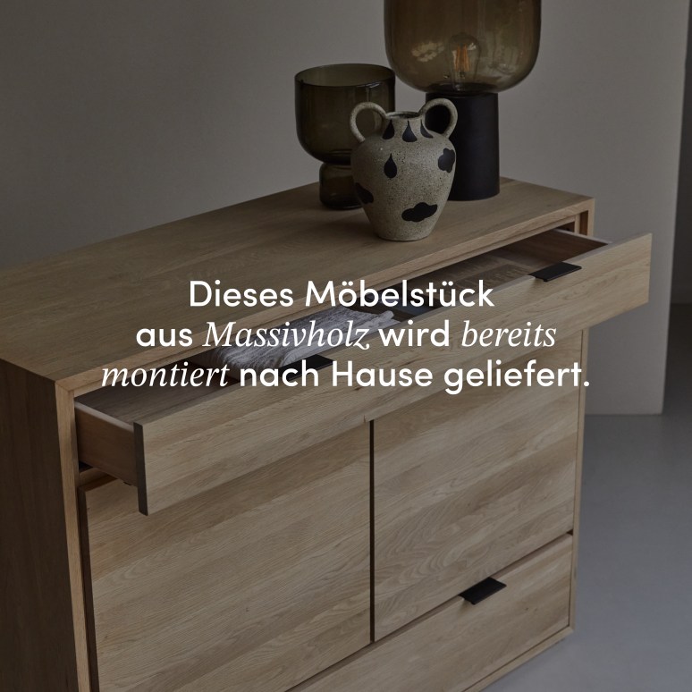 Senson - Buffet aus massivem Eichenholz 120 cm