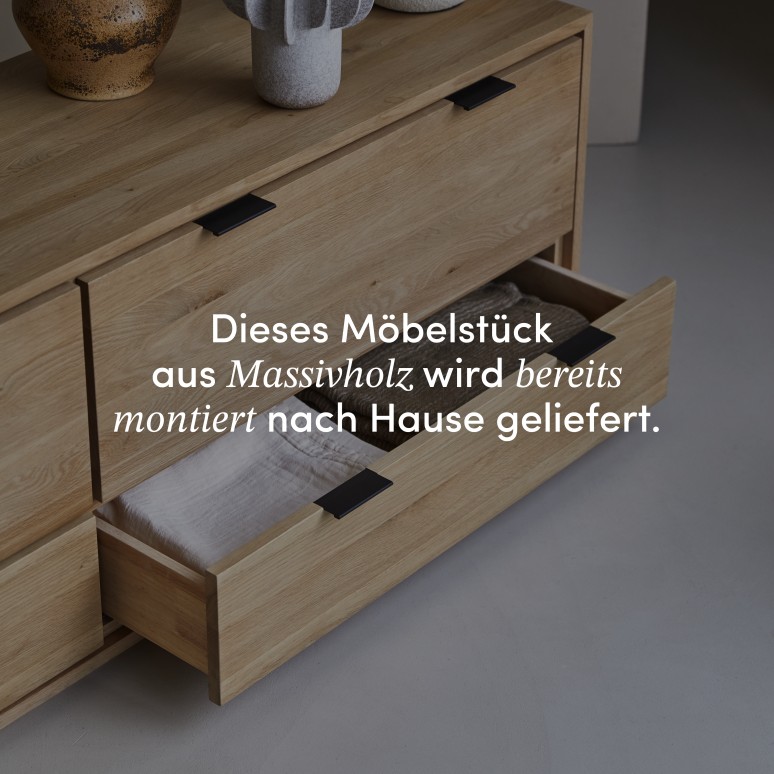 Senson - TV Schrank aus massivem Eichenholz 180 cm