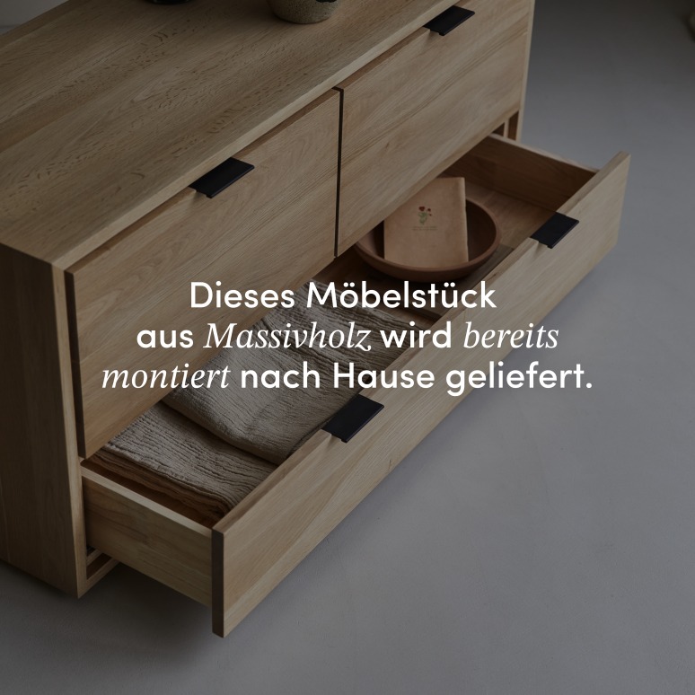 Senson - TV Schrank aus massivem Eichenholz 120 cm