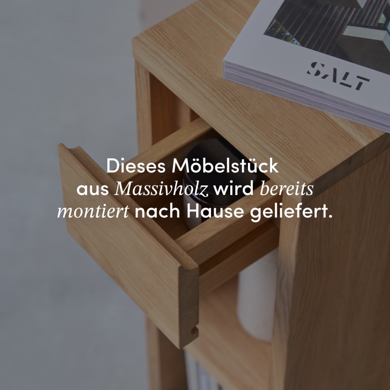 Eden - Nachttisch aus massivem Eichenholz