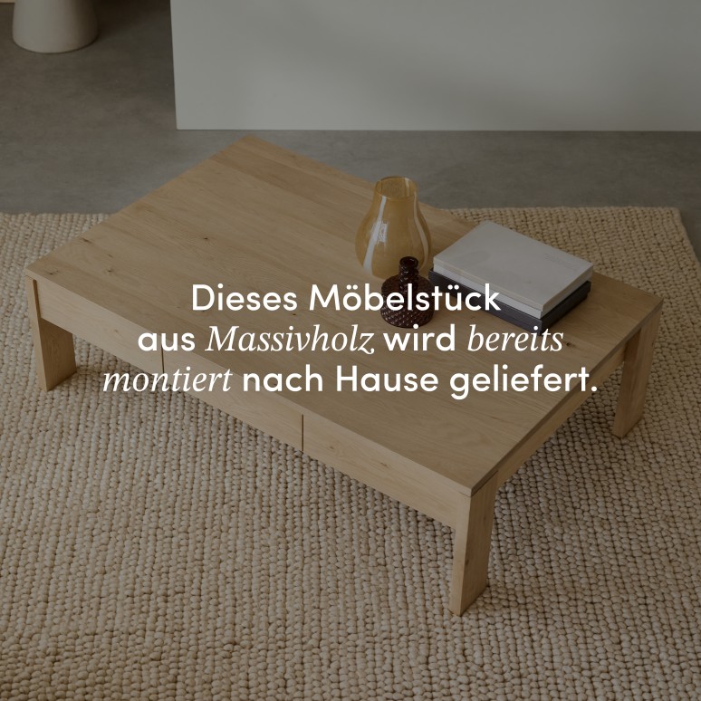 Eden - Couchtisch aus massivem Eichenholz