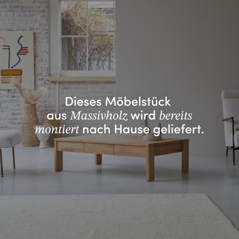Eden - Couchtisch aus massivem Eichenholz