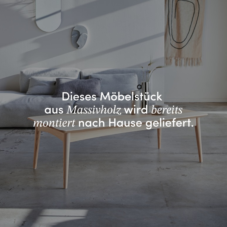 Josef - Couchtisch aus massiver französischer Olivenesche