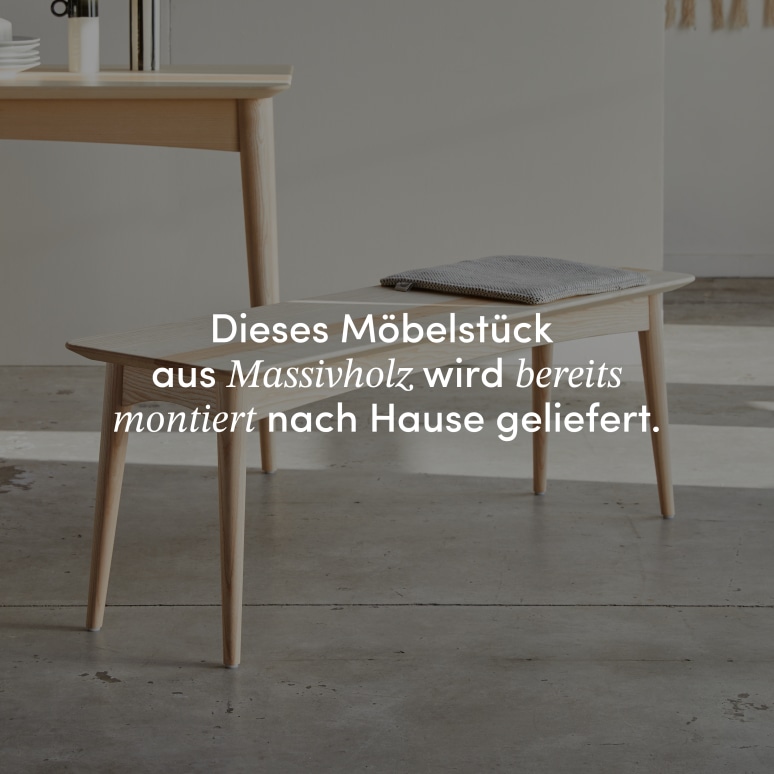 Josef - Bank aus massiver französischer Olivenesche