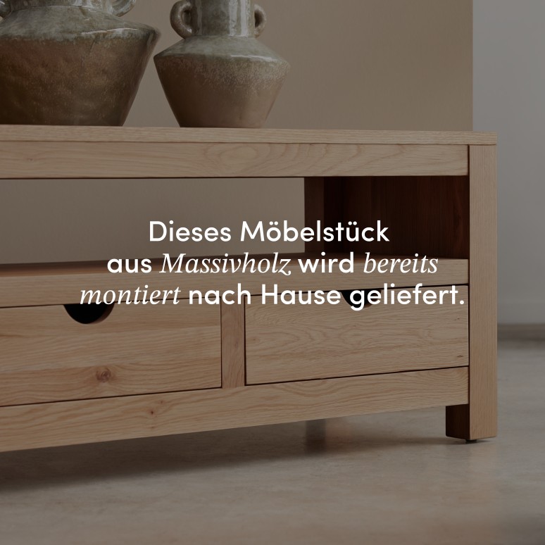 Oliver - TV-Schrank aus massiver Eiche 200 cm