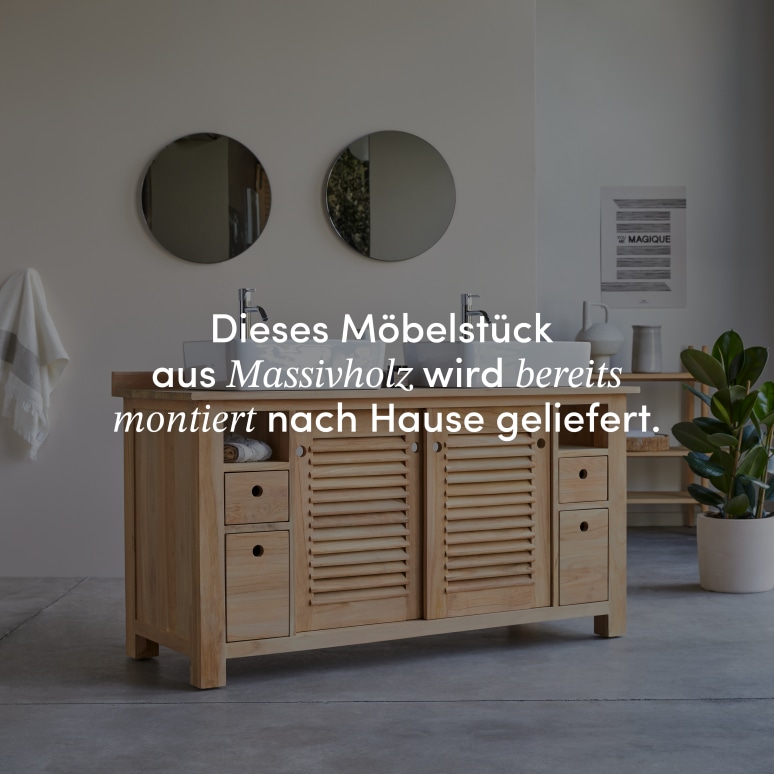 Coline - Badunterschrank aus Teak 145