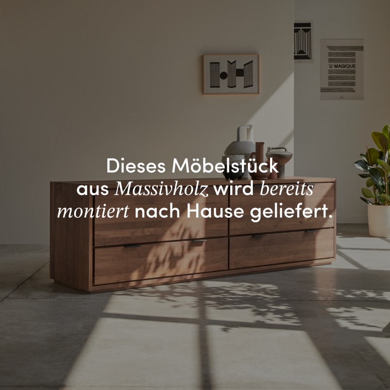 Senson - TV-Schrank aus massivem Nussbaum 180 cm